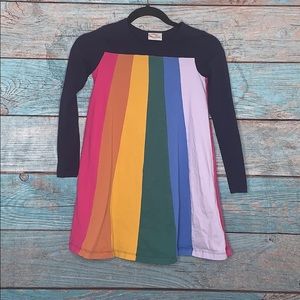 Hanna Anderson Colorblock Dress girls 8